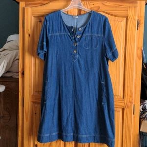 J Jill xl denim dress